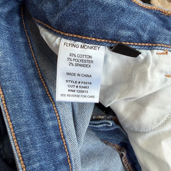 Congenial - Mid Rise Crop Slim Straight Jeans - Picture 7 of 8